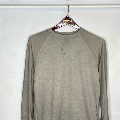 Lucky Brand Mens Sweatshirt Size M Medium Venice Burnout Grey - Picture 4 of 9