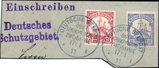 Deutsche Kolonien Ostafrika, 32, 33, Briefst&uuml;ck