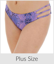 Womens Ladies Bikini Brief Bottoms Plus Size UK 22 Hipster Flattering