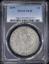 1879-P $1 Morgan Silver Dollar PCGS XF 45