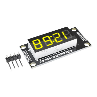 0.36'' inch 4-Digit TM1637 Yellow Digital LED Display Clock  LED Tube Modul Board