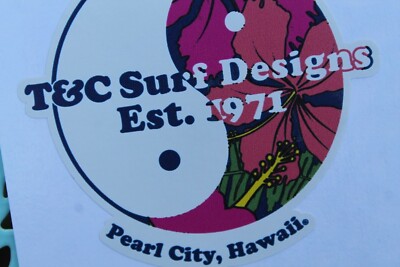 T&C Town Country Surf Designs Surfboards Hawaii Pink Flower Girl