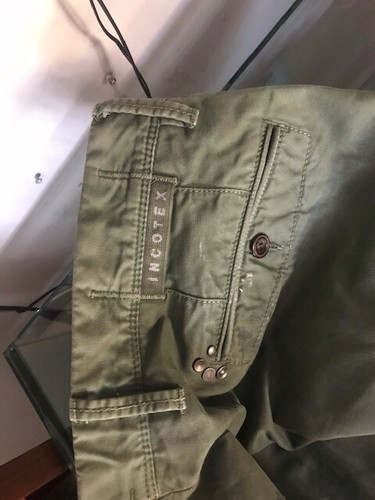 INCOTEX PANTALONE UOMO VERDE DESTROYED TG 50 MILITARE PANTS | eBay