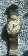 EARLY 1960'S BULOVA ACCUTRON RAILROAD APPROVED MENS WRISTWATCH  RUNS