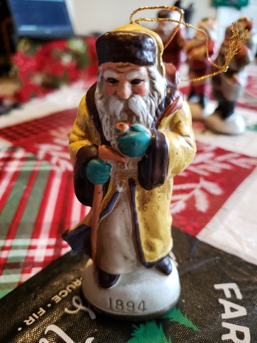 7 recuerdos antiguos de Papá Noel reproducción adornos navideños Corea - Imagen 5 de 9