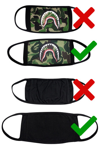 Download A Bathing Ape Bape 1st Camo Shark Mask Yellow For Sale Online Ebay PSD Mockup Templates