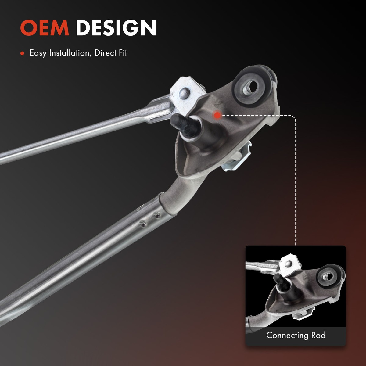 … Amazon.com: A-Premium Front Windshield Wiper Transmission Linkage