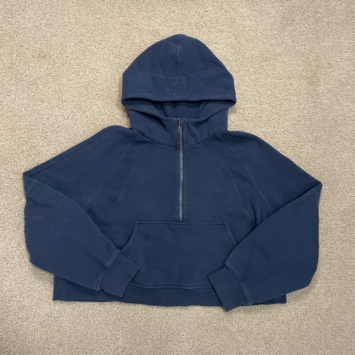 Lululemon Oversized Half-zip Hoodie Scuba True Navy Blue L/XL