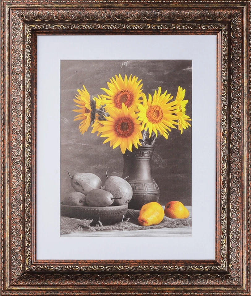 Marco de fotos de bronce rústico de 3-1/2" 11x14 12x18 16x20 24x36 30x40 36x36+ 104-052 Foto 3 de 4