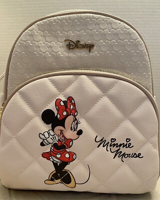 Disney Minnie Mouse Quilted White Backpack at Primark Disney Minnie Mouse Quilted Backpack Primark | Mercari main image 2