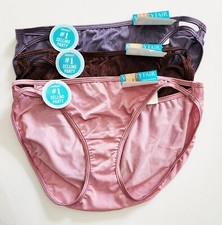 3 Vanity Fair Illumination Bikini Panty Multi 18108 Sz 8/XL - NWT