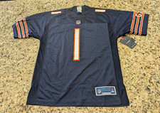 Chicago Bears Justin Fields Nike Navy 2021 NFL Draft First Rd Pick Game Jersey M