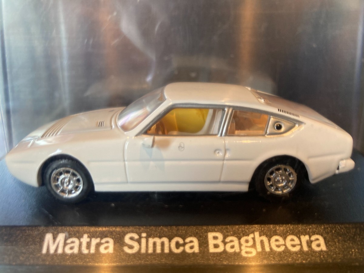Voiture miniature Matra Simca Bagheera Courrèges 1976 boite abimée Blanc - Vendu