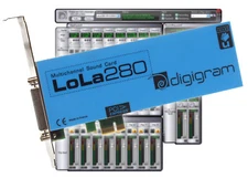 Digigram LoLa280 Logging Skimmer 8 Channel HD Audio Recording PCIe x1 Card