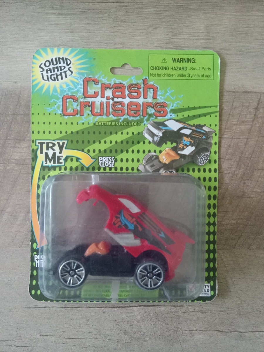 Red Crash Cruisers Crack Up Toy Cars with Sound and Lights | eBay