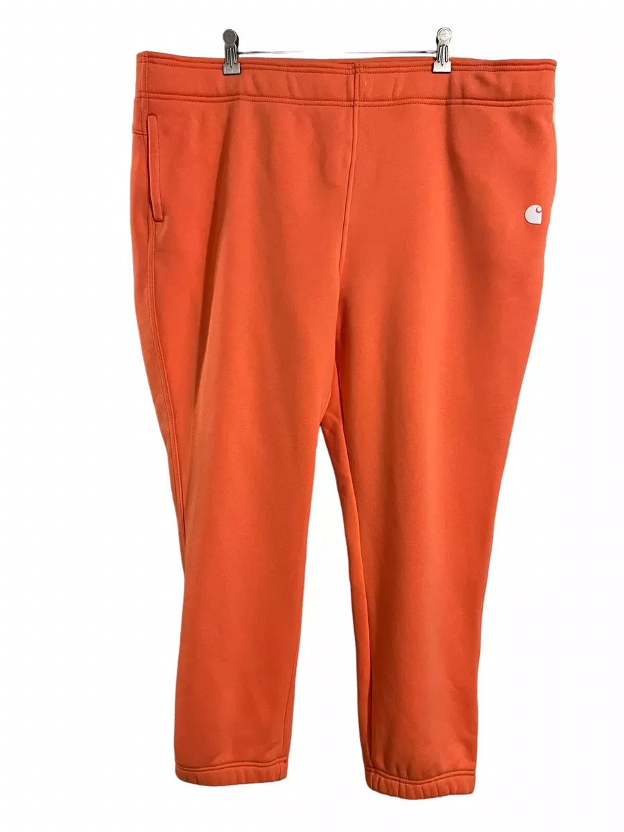 CARHARTT Women's Relaxed Fit Sweatpants Fleece Lined Size 2XL (20) NWT  Coral