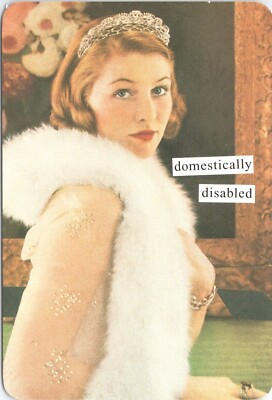 6x4'' Postcard ''Domestically Disabled'' From ''Another Day in Paradise'' 2004