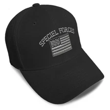 Baseball Cap U.S. Flag Army Special Forces Embroidery Dad Hats for Men & Women
