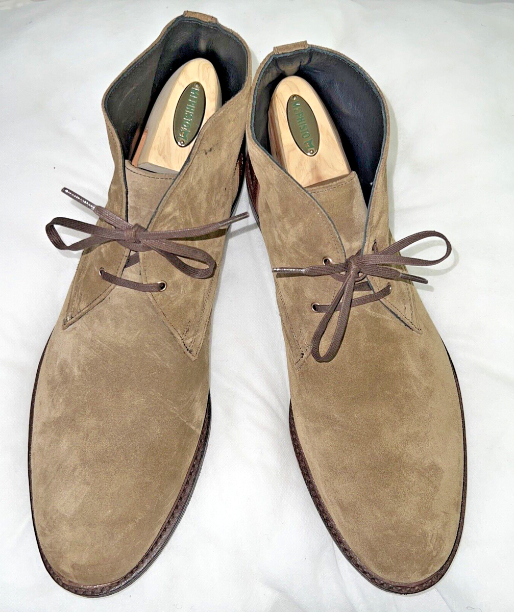 Allen Edmonds Port Washington Suede Chukka Boots Men display picture 1