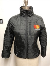 Stormtech Performance Women Small Mastercard Quilted Puffer Zip Black Jacket