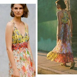 malibu floral maxi dress