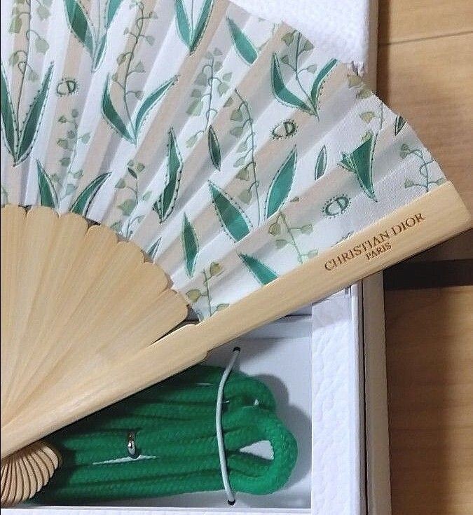Christian Dior - クリスチャンディオール　ノベルティ　ファン Christian Dior novelty gift folding fan sensu NEW from JAPAN