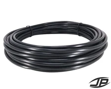 1/4" Flexible Black Nylon Pneumatic PTC Air Tube 50 Foot Roll