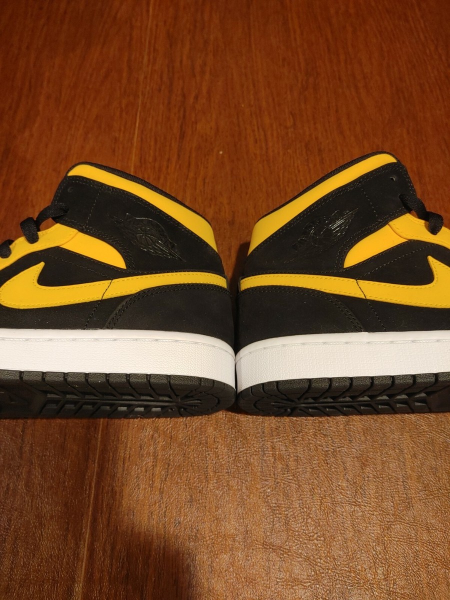 Air Jordan 1 Mid Custom Black, White & Yellow (NIB) | eBay display picture 1