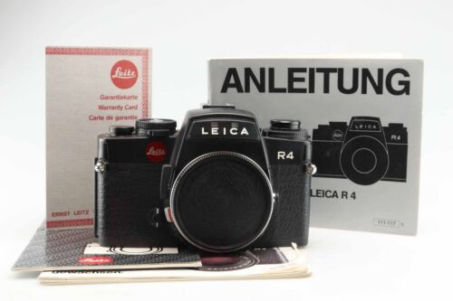 Leica R4black negro cámara cuerpo de cámara Leitz 964969 - Imagen 1 de 9