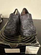 Children Snakeskin Loafers Gray Shoes Size 13.5 Brand New