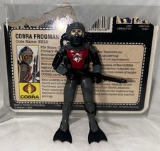 GI Joe Cobra Eels 100 Complete File Card Peach 1985 Hasbro ARAH
