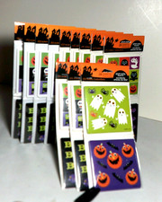 Halloween Stickers Large Lot 12 Packs x 28 Sheets Trick or Treat Teachers Party