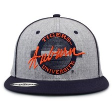 NEW The Game NCAA Licensed Auburn Tigers Flat Brim Snapback Hat One Size