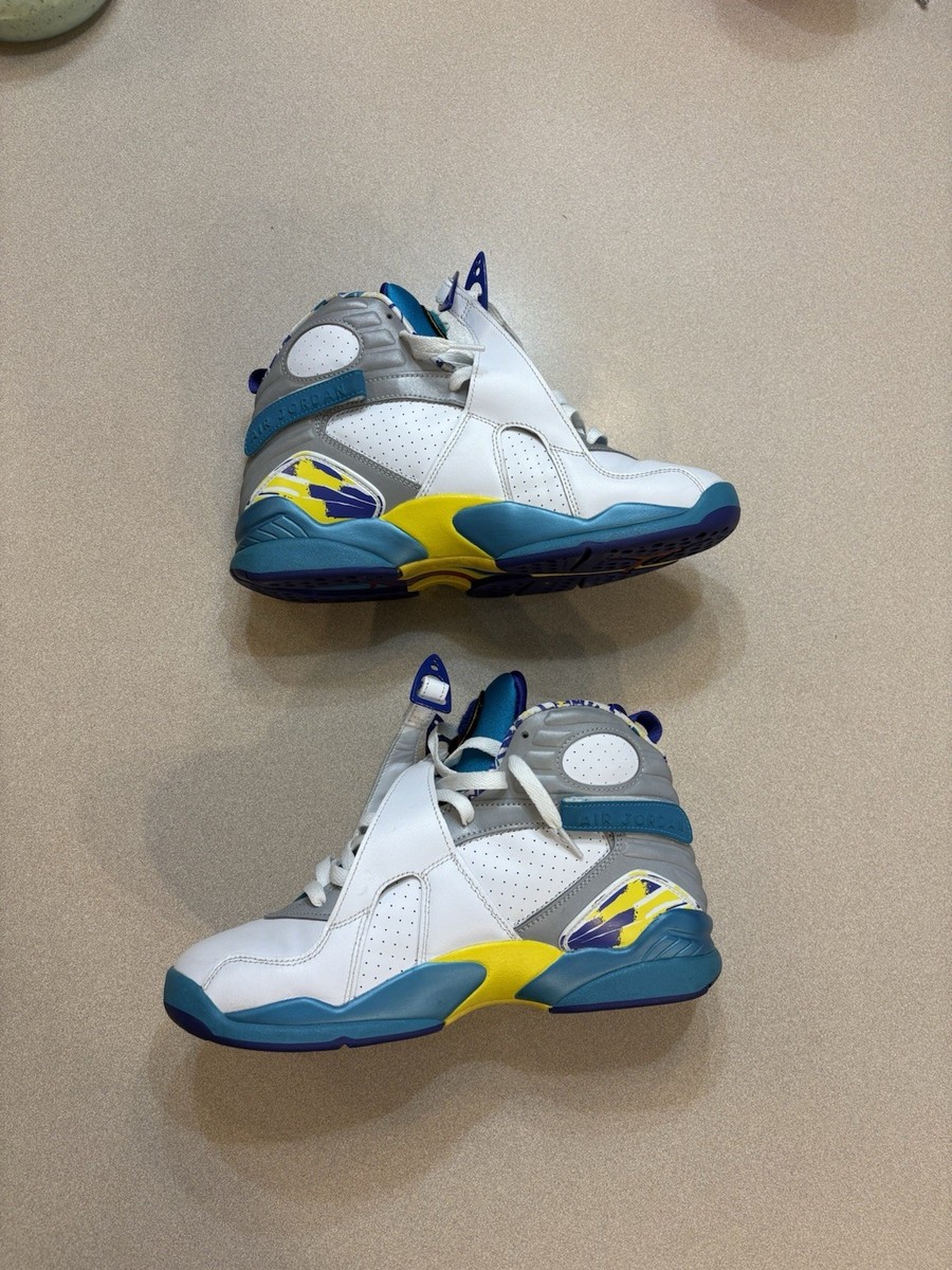 Jordan Air Jordan 8 Retro White Aqua 2019 Sneaker CI1236-100  display picture 3