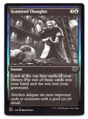 Scattered Thoughts 341 Common Innistrad: Double Feature Magic: The Gathering NM