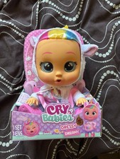 New Cry Babies Dreamy Doll Unicorn with Multi Coloured Hair 