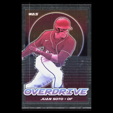Juan Soto #13 2021 Panini Chronicles Overdrive Washington Nationals Baseball MLB