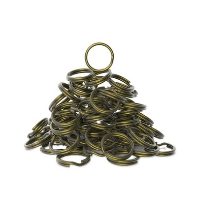 Keyrings 100PCS Bulk Steel Round Metal 1 inch Split Ring Heavy Duty Keychain ...