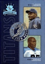 2002 Donruss Gridiron Kings #TD-9 Steve McNair / Eddie George Team Duos