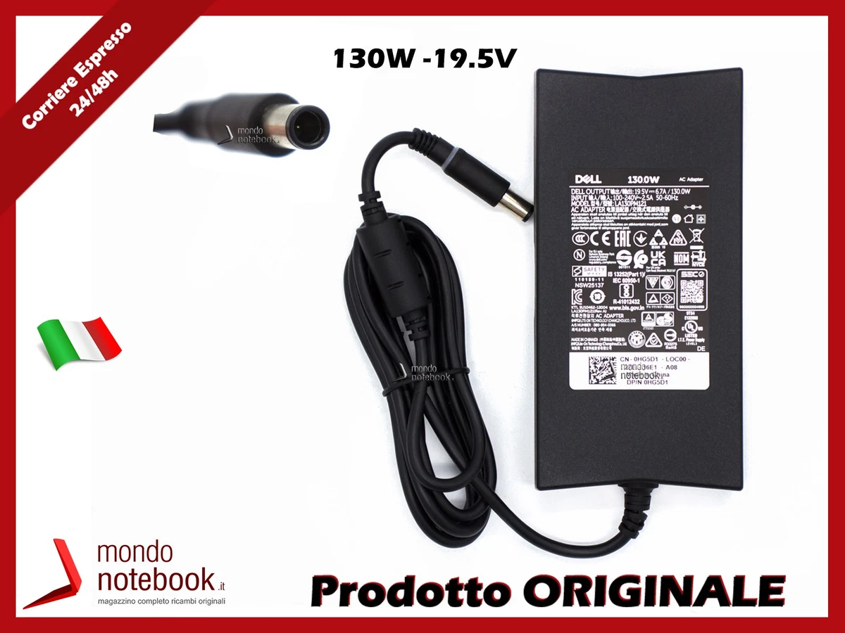 Alimentatore Dell Originale 45W Per Inspiron 17 3000 (3780) – Nuovo, Nero - Foto 3