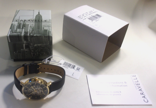 Caravelle automatic skeleton watch. 44A121. 21 jewel Miyota. 39mm. New in box. - Picture 5 of 18