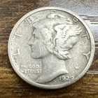 1929 MERCURY SILVER DIME ACTUAL COIN Get More Today & Save Shop Here Buy Here