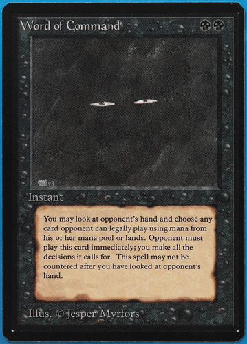 Word of Command Beta NM (Reserved List MTG Magic Card) (498977) ABUGames - Picture 1 of 2