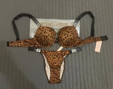 SET PUSHUP BH UNTERWÄSCHE DESSOUS SLIP HÖSCHEN VICTORIA'S SECRET 85