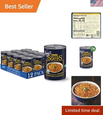 BPA Free  Spanish Rice & Red Bean Soup - 12 Pack for Nutritional Balance