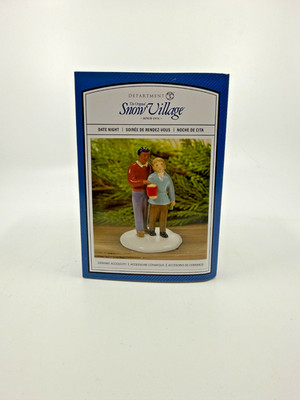 Dept 56 Snow Village Date Night | Ceramic Accessory | New in Box Near Mint