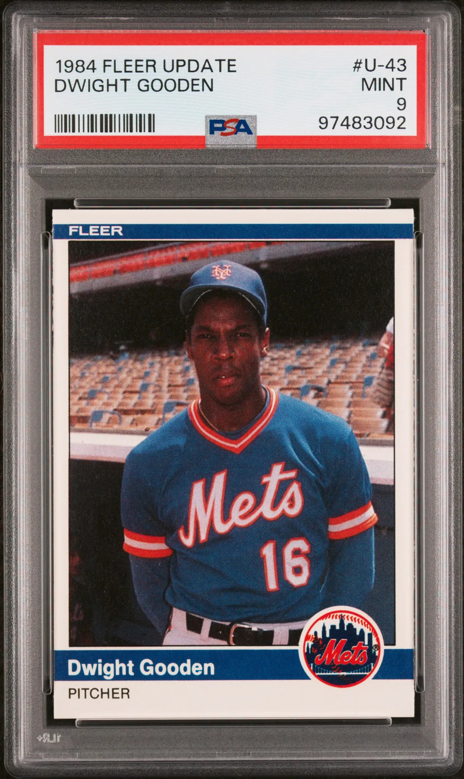 1984 Fleer Update Dwight Gooden #U-43 PSA 9