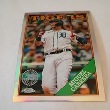 2023 Topps Chrome - 1988 Topps Baseball Miguel Cabrera #88BC-4