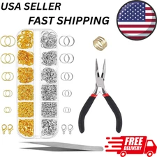 1200pcs Lobster Claw Clasp For Necklace Bracelet Jewelry DIY Chain Ring Hook Set