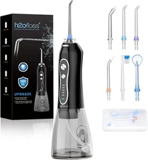 Portable Water Dental Flosser Pick for Teeth Cordless 300ML 5 Modes Teeth Clean